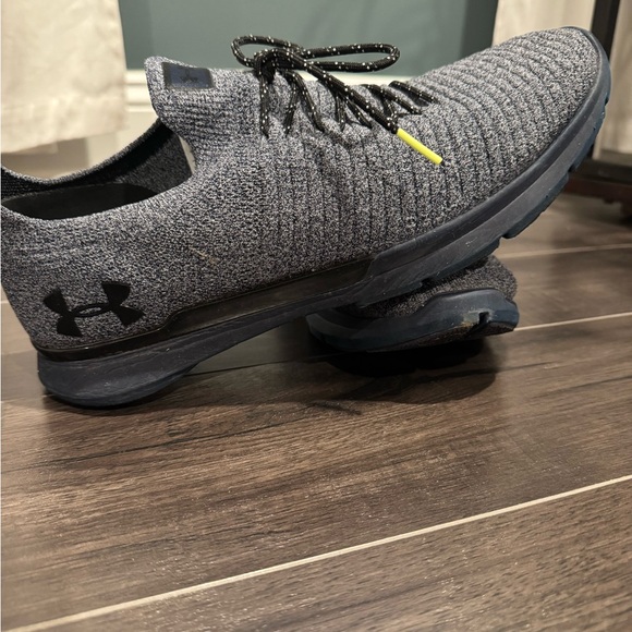 Under Armour Other - Under Armour Blue Athletic Shoes with Knit Mesh Upper